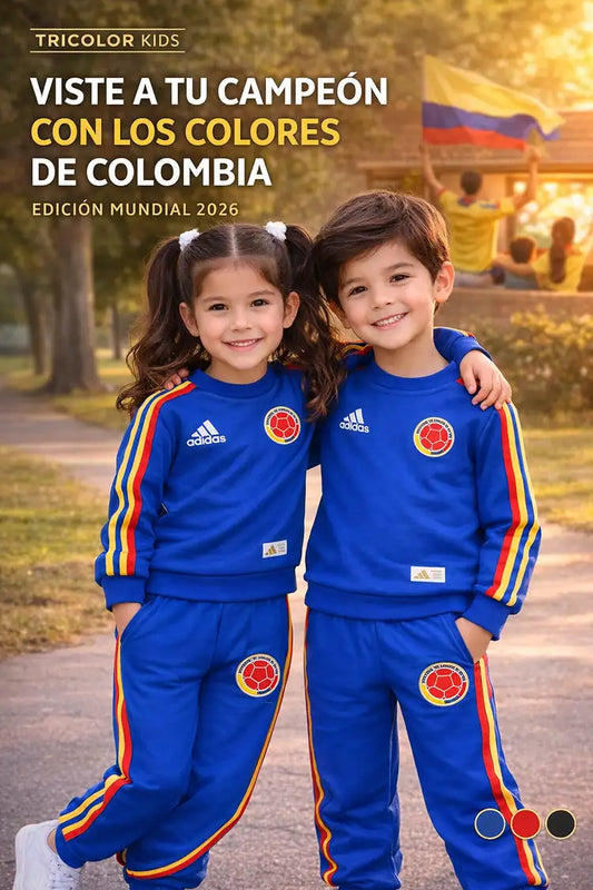TriColor Kids — Conjunto deportivo Colombia niños