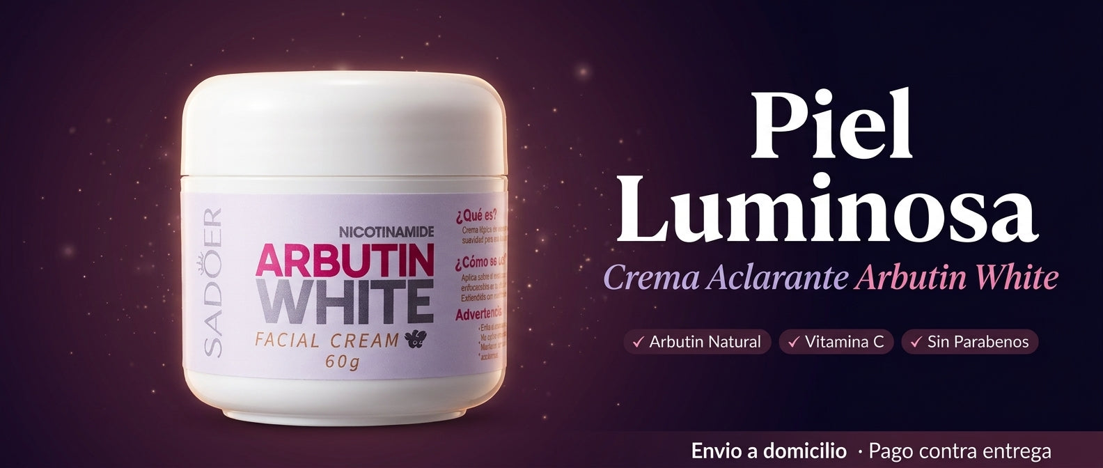 Crema Aclarante Arbutin White — Piel Luminosa